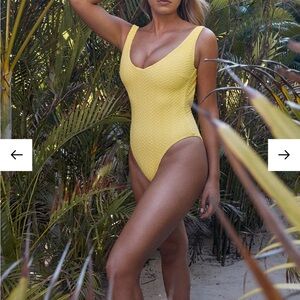 Monday swimwear Catarina one piece citrus small